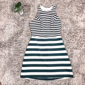 Navy Abercrombie & Fitch Striped Dress